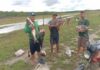 Pescadores fisgam carpas de até 20 kg em açude de Araci após fortes chuvas