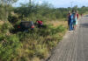 Acidente envolve padrinho e afilhada e deixa jovem ferida em Coité