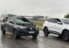 Fiat Strada colide com Caminhão na BR 324 próximo a Capim Grosso